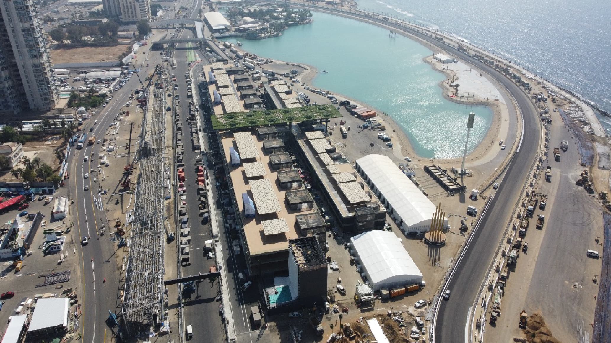 Formula 1 SAGP, The Pit & Team Buildings - Jeddah, KSA 2020